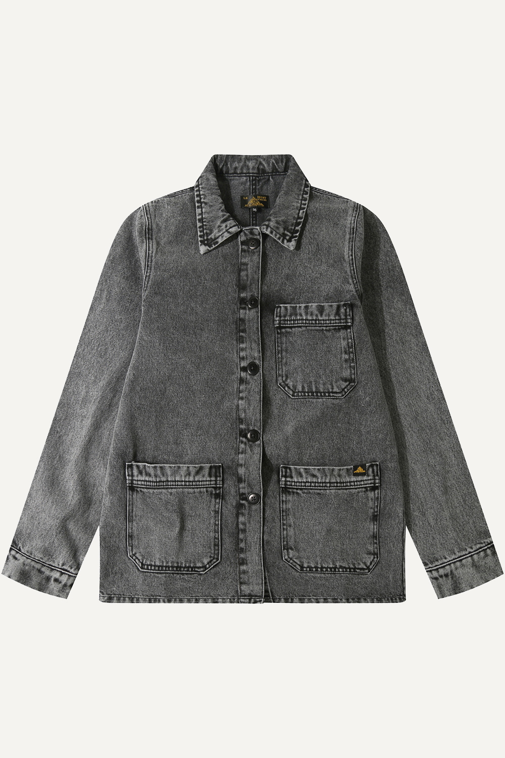 Valmon - Veste de travail en denim - M, GRIS