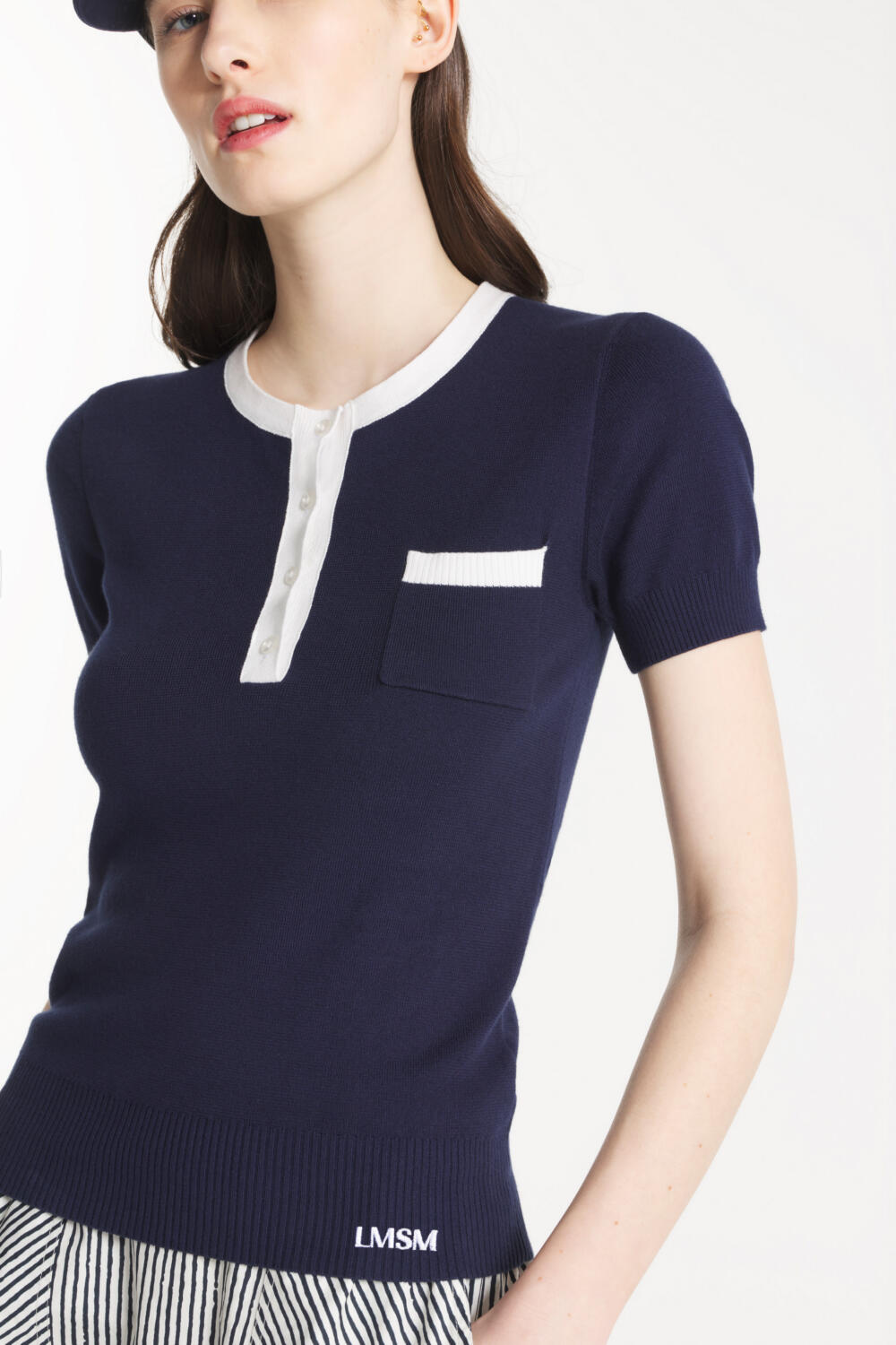 SELESTE – SHORT-SLEEVED SWEATER