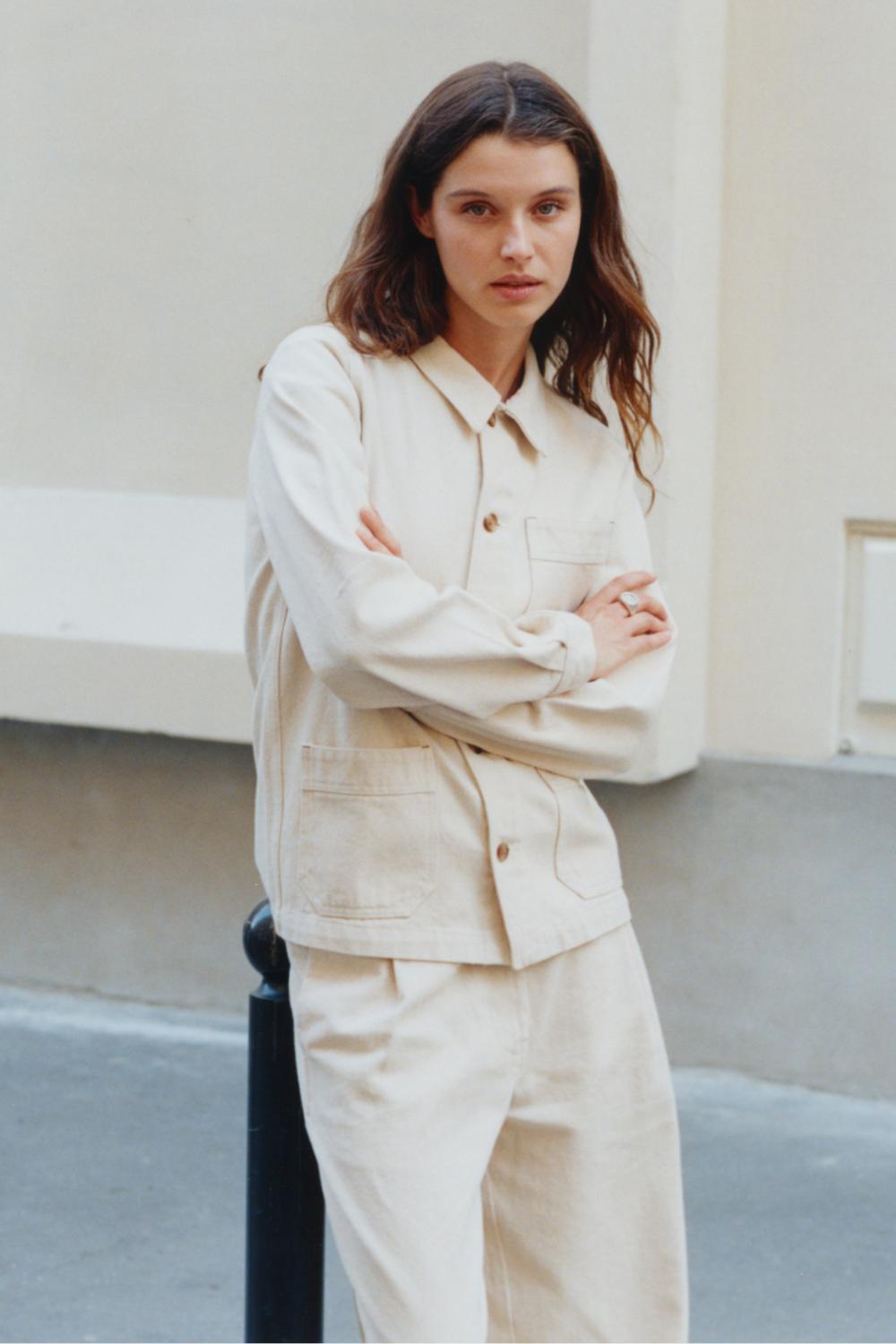 VONK - VESTE DE TRAVAIL - 40, ECRU